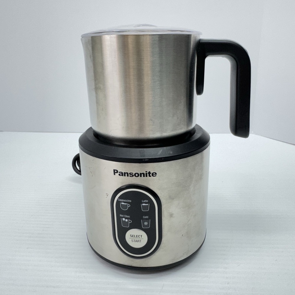 Pansonite Electric Milk Frother Steamer Hot & Cold Cappuccino NPJ-01 Tested